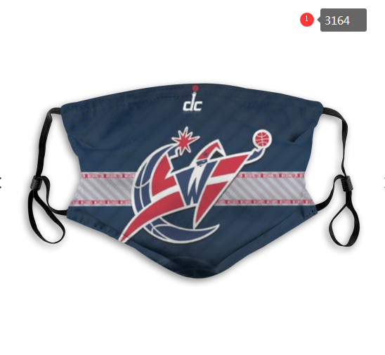 NBA Washington Wizards Dust mask with filter->nba dust mask->Sports Accessory